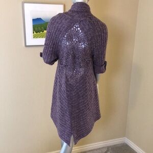 BCBGMaxAzria | Open Front Short Sleeve Cardigan Sweater